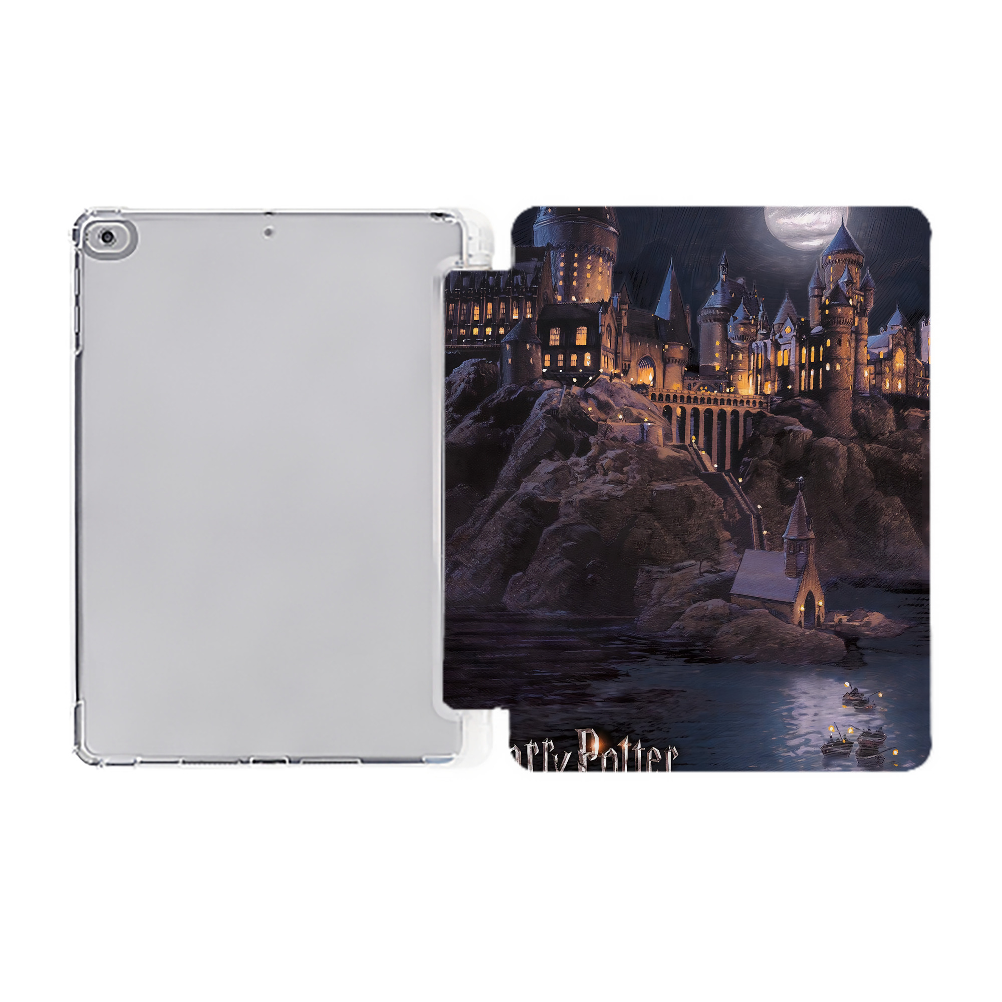 （画像用） Harry Potter ハリー・ポッターシリーズ IPad ケース ペン収納付き 三つ折りスタンド PUレザー×シリコン 対応機種9.5/10.5/10.9インチ